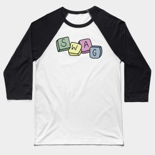 swag colourful dice Baseball T-Shirt